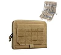 ZJIEYU Bolsa Organizadora Modular MOLLE, Bolso Multifuncional para Exteriores, Estuche de Herramientas con Corte Láser, Para Camping, Senderismo y Actividades Al Aire Libre