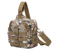 ZJIEYU Bolso Táctico Bandolera, Mochila Pechera para Pesca y Senderismo, Bolso Cruzado EDC Monohombro, Uso Urbano y Exterior(MC)