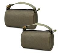 ZJIEYU Juego de 2 Bolsas Tácticas para Tiro, Sacos de Arena con Soporte Delantero y Trasero, Soporte para Blancos de Tiro y Accesorios de Caza para Exteriores, para La Caza(Brown)