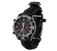ZJIEYU Survival Bracelet Watch, Men and Women Emergency Digital Watch