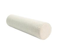 ZJIQOH Almohada Cilíndrica como Cojín Cervical y Soporte De Cojín De Sofá - Almohada Transpirable, Suave y Moldeable - para Dormir, para Soporte Lumbar y De Piernas(Light Beige,15 cm x 90 cm)