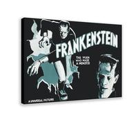 ZJIXAOSD Frankenstein Movie 1931 - Póster moderno de The Man Who Made The Monster (El hombre que hizo el monstruo)
