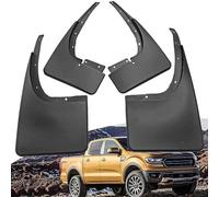 ZJIZOU Faldillas Antibarro Compatible para Ford Ranger 2011-2019,Delantero Trasero Protección Antisalpicaduras Coche Salpicaduras Carrocería.