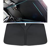 ZJIZOU Parasol para Coche Compatible para Mitsubishi Eclipse Cross (2020-2022),Luna Parasol Plegable con Protección UV Solar Verano Accesorios Interior.