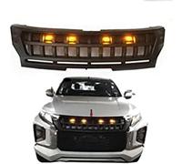 ZJIZOU Rejilla Frontal De El Capó para Mitsubishi Pajero Sport 2016-2019,Mejora el Flujo de Aire Delantero Tuning Parrilla Delantera Radiador.