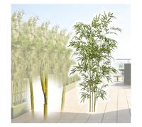 ZJKXJH Bambu Artificial Bambú Artificial Desmontable para Exteriores, Valla de Privacidad de Bambú Artificial, Decoración de Plantas de Bambú Artificial(5 pcs,H-6.9ft (2.1m))