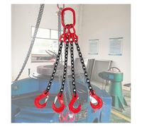 ZJKXJH Eslingas de Carga Cadena de Elevación con Cadena de Acero Al Manganeso Y Gancho de Acero Aleado, Opciones de Capacidad de Carga 1, 2, 3, 4, 5 T(Load Capacity 2 tons,4m/13.1ft)