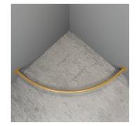 ZJKXJH Probador Tienda de Ropa El Vestidor Simple Plegable para Centro Comercial, Las Cortinas Opacas en Forma de C Protegen La Privacidad(Only,50in/127cm Gold Rod)
