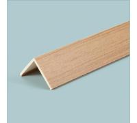 ZJKXJH Protector Esquinas Acabado Imitación Madera Moldura de Esquina de PVC para Pared, Resistente A Arañazos Protectores de Esquina para Pared, Moldura de Borde Autoadhesiva(E,160cm/63.0in(L))