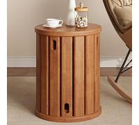 ZJLZJLO Juego de 4 taburetes apilables, se Puede Usar como otomana, Mesa Auxiliar, Mesa de Centro o Mesa Auxiliar, mesita de Noche y Mesa de Noche de Esquina, Silla de Comedor de Madera Maciza.,A