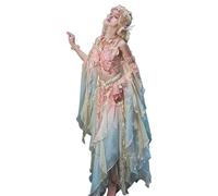 ZJLZJLO Traje De Dunhuang Hanfu - Conjunto De Gasa Con Mariposas Y Tocado Para Cosplay,L,Pink