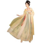 ZJLZJLO Vestido Tradicional Chino, Vestido De La Dinastía Tang Para Mujer - Traje Antiguo Chino Para Festivales, Cosplay Y Sesiones De Fotos,M,Green