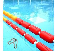 ZJMAMA Cuerda Divisoria De Piscina Separador De Seguridad para Piscinas con Flotador, Cuerda De Piscina para Separar El Área De Agua Profunda Y Poco Profunda, Interior Exterior Baños Cordón Flotante