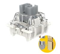 Zjmehty Gateron G Pro3.0 - Interruptor lineal (prelubricado/mejorado, 3 pines, 36 unidades), color plateado