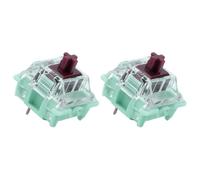 Zjmehty Kutethy X Gateron Jade Series - Interruptor mecánico de doble fase, color marrón V3 Pro, 3 pines, 55 gf, táctica, pre lubed/RGB/LED (marrón V3 Pro, 90 unidades)
