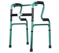 ZJN-JN Silla de bastón Walker Walker auxiliar Viejo apoyabrazos de cuatro patas Bastón antideslizante Caminar hospital con Stick (Color: Azul) Cuidado personal (Color : Green)