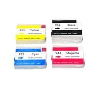 ZJNWTVUH 1 Juego Compatible con Cartucho de Recarga de Tinta 932 933 para Uso con Impresora Officejet 6100 reemplazo Universal del Mercado de Accesorios