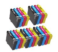 ZJNWTVUH Cartucho de Tinta Compatible 604XL T604 E604 604 reemplazo para XP2200 XP4200 WF2910 WF2930 Cartucho de terceros de Ajuste Universal(5SET)