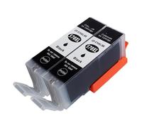 ZJNWTVUH Compatible con Cartucho de Tinta de Ajuste Universal PGI570 PGI-570 CLI-571 para Modelos de Impresora MG5750 MG5751 MG5752 MG5753 MG6850 Reemplazo de terceros(2 Black)