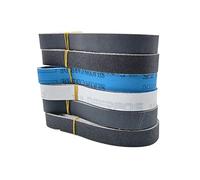 Zjpgcsdsc Cinturones de lijadora Banda de Lijado de carborundo de 5 uds., 1x30 Pulgadas, Correa de Lijado de 25x762mm, Correa abrasiva de Metal de 762mm for afilar Cuchillos(60 240 600 800 1000#)