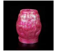 ZJPOJPH Anillo de silicona for pene, anillo for testículos, alargador de pene, funda for pene, funda for pene, consolador hueco con nudo de perro, puños for pene, juguetes sexuales for hombres(M)