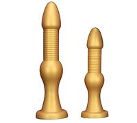 ZJPOJPH Consolador anal grande de silicona, consolador gigante con ventosa fuerte, masaje de próstata y punto G, consolador de fisting, dilatador anal, juguete sexual for mujeres y hombres.(L)