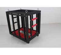 ZJPOJPH Jaula de entrenamiento for perros SM con esposas, tobilleras, tapón anal de metal, marco de sujeción, juguetes sexuales for hombres y mujeres