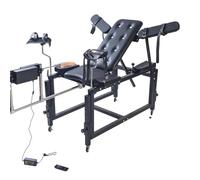 ZJPOJPH Máquina sexual 2 en 1, silla sexual multifuncional con esposas, cama sexual, muebles sexuales, silla de castigo, juguetes sexuales for hombres y mujeres.(B)
