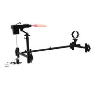 ZJPOJPH Máquina sexual SM con barra separadora y esposas, tobilleras, collar, set de ataduras, jaula de sujeción, juguetes sexuales for hombres, mujeres y parejas.(B)