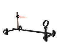 ZJPOJPH Máquina sexual SM con barra separadora y esposas, tobilleras, collar, set de ataduras, jaula de sujeción, juguetes sexuales for hombres, mujeres y parejas.(A)