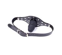 ZJPOJPH Mordaza de boca con consolador ajustable, juguete sexual, mordaza for pene, mordaza for consolador, entrenador de boca, mordaza erótica for hombres y mujeres, parejas.(6CM)