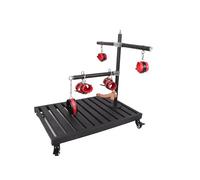 ZJPOJPH Muebles sexuales con marco de sujeción y esposas ajustables, tobilleras, collar de castigo, silla sexual, juguetes de cama for mujeres y parejas.
