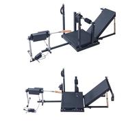 ZJPOJPH Silla sexual SM con divisor de piernas, esposas y tobilleras, juego de bondage con máquina sexual, marco de bondage, barra separadora BDSM, juguetes sexuales for hombres y mujeres.