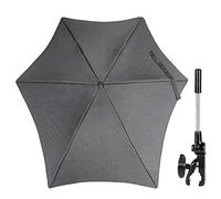 ZjRight Sombrilla Universal para Cochecito de Bebé, 70 cm Parasoles de Silla de Paseo con Revestimiento UV para Protección UV 50+, para Cochecito & Silla de Paseo - Gris Oscuro