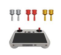 ZJRXM Palanca de control para DJI Mini 3 Pro Accesorios, 1 par de mandos a distancia telescópicos Rocker para DJI Mini 3 Pro RC antideslizante Rocker Thumb (plata)