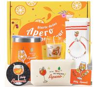 ZJTAPE Apero Regalo para Mujer - Regalo de Aperol Personalizado Mujer Novia Juego de Regalo Ideas de Regalo Cumpleaños - Navidad, Regalo de Fiesta para Novia, Mujer, Mejor Amiga