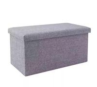 ZJTHY Fibra Mezcla otoman Alta resiliencia Esponja otomana taburetes de pie Resistentes Banco de pie Rectangular con Almacenamiento con Almacenamiento