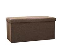 ZJTHY Fibra Mezcla otomanos con Tablero de Densidad Alta resiliencia Esponja taburetes de pie otomano Rectangular Almacenamiento Plegable otomano