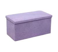 ZJTHY Fibra Mezcla otomanos con Tablero de Densidad Alta resiliencia Esponja taburetes de pie otomano Rectangular Almacenamiento Plegable otomano