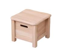ZJTHY Otomanas de madera con cajón que ahorran espacio, reposapiés, taburete de almacenamiento resistente para sala de estar, dormitorio, sofá
