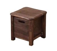 ZJTHY Otomanas de madera con cajón que ahorran espacio, reposapiés, taburete de almacenamiento resistente para sala de estar, dormitorio, sofá