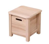 ZJTHY Otomanas de madera con cajón que ahorran espacio, reposapiés, taburete de almacenamiento resistente para sala de estar, dormitorio, sofá