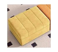 ZJTHY Otomanos de poliéster con Marco de Madera de Alta resiliencia Esponja otomana de Almacenamiento Resistente Taburete Rectangular