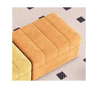ZJTHY Otomanos de poliéster con Marco de Madera de Alta resiliencia Esponja otomana de Almacenamiento Resistente Taburete Rectangular