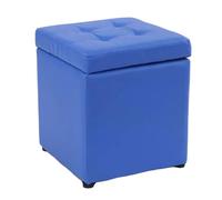 ZJTHY PU otomanos con Marco de Madera High Rebound Sponge Foot Foot Resto Ottoman OTTOMENT Storming DE ALMACENA