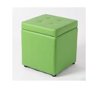 ZJTHY PU otomanos con Marco de Madera High Resilience Sponge Foot Fools Square otoman Footurque de 11.8 x 13.7 Pulgadas