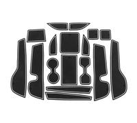 ZJWHDSKF Alfombrilla Antideslizante para Ranura de Puerta de Coche Posavasos para Mitsubishi Outlander 2023+