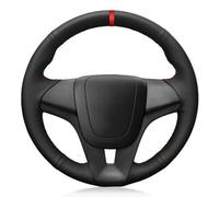 ZJWHDSKF Funda para Volante de para Cosida a Mano de Piel sintética Negra Suave para Chevrolet Cruze (2009-2014) para Aveo (2011-2014) Orlando (2010)