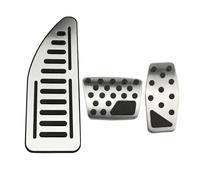 ZJWHDSKF para Jeep Compass 2017-2025 para Rengade 2015-2025 Pedales Cubierta de Pedal Reposapiés de Freno de Gas Cubierta de Pedal Protector de Almohadilla