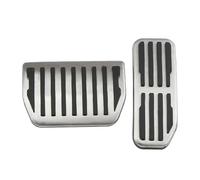 ZJWHDSKF Pedales de Coche para Jaguar XE XFL F-Pace Land Rover Evoque Discovery Cubierta de Pedal de Freno de Gas de Acero Inoxidable Accesorios